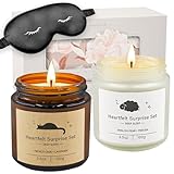 Duftkerzen im Glas,Geschenk-Duftkerzen,Natürliches Sojawachs, Duftkerzen Geschenke für Frauen, Sojawachs Aromatherapiekerze,für Jahrestag, Valentinstag, Muttertag, Yoga, Dekoration