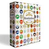 Leuchtturm 314779 Kronkorken-Album - Sammelalbum für 210 gebrauchte Kronkorken inkl. 5 Compart Hüllen