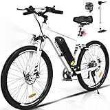 HITWAY E Bike Elektrofahrrad E-Mountainbike, 26' E-Fahrrad, Pedelec, 250W Motor 36V12Ah/48V15Ah abnehmbaren akku, 7 Gänge ebike, Reichweite bis zu 35-90km