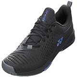 YONEX Power Cushion Sonicage3 SHTS3MACEX (Weiß/Rot), Schwarz, 9.5 Women/8 Men
