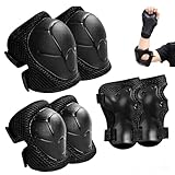 Alleshelfer Schoner Inliner Set, 6 in 1 Schützer Schutzausrüstung, Schoner Set, Knie Ellenbogenschützer