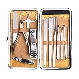 Nagelknipser-Set/Nagelkunst-Set, für den Haushalt, Smiley-Maniküre, Nagelknipser-Set, 12-teiliges Nagelschönheitsset mit gelber Box, Nagelpflege-Set für Erwachsene, Maniküre- und Pediküre-Se