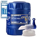 MANNOL 20L Energy 5W-30 Motorenöl API/SL 5W30 ÖL Motoröl + Auslaufhahn