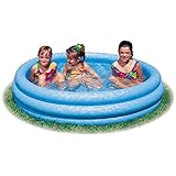 Intex 58426NP - Aufblasbarer Pool Crystal Blau, Vinyl, Blau, 147x33 cm