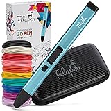 Filapen Premium 3D-Druckstift mit USB-C inkl. 10 Filamenten und Etui, 3D-Stifte für Kinder und Erwachsene, inkl. Vorlagen, 3D-Stift-Set für Anfänger und Profis, DIY-Bastelset