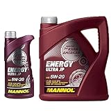 5 + 1 Liter, MANNOL Energy Ultra 5W-20 Motoröl