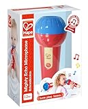 Hape Echomikrofon | Batterieloses Stimmverstärker-Mikrofon für Kinder ab 1 Jahr