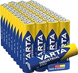 VARTA Batterien AAA, 40 Stück, Industrial Pro, Alkaline Batterie, 1,5V, Vorratspack, Made in Germany Tray-Vorratspack