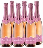 Lutter & Wegner Gendarmenmarkt Sekt Rosé Halbtrocken (6 x 0,75 l) erfrischender, feinperliger Sekt mit dezenten Fruchtnoten, Aromen roter Himbeeren und Johannisbeergelee, echtes Berliner Lebensgefühl