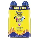 Banana Boat Sunscreen Kids Sport, Tear-Free Broad Spectrum Sunscreen Spray - SPF 50-6 Ounce Twin Pack
