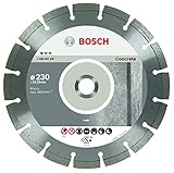 Bosch 1x Diamanttrennscheibe Standard for Concrete (für Beton, Porenbeton, Ø 230 x 22,23 x 2,3 x 10 mm, Zubehör für Winkelschleifer)