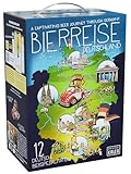 Kalea | Bierreise Deutschland | 12 x 0,33l Biere aus privaten Brauereien | Geschenkidee für Männer und Frauen |12 Türchen zum einzelnen öffnen und entnehmen | Bierkalender des Sommers