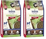 Bosch HPC Sensitive Lamm & Reis | Hundetrockenfutter für ernährungssensible Hunde Aller Rassen | 1 x 3 kg (Packung mit 2)