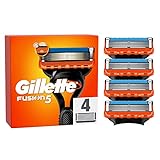 Gillette Fusion 5 Rasierklingen, 4 Ersatzklingen für (Alte Version)