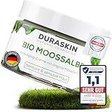 Duraskin® BIO Moossalbe gegen Falten mit hochwirksamen MoosCellTec | Mooscreme für Gesicht mit Anti Aging Wirkung als Feuchtigkeitscreme für Tag & Nacht | vegane Naturkosmetik Made in Germany