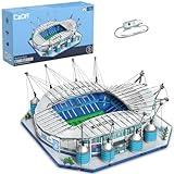 CaDA C66022W Der Fußballclub Manchester City Modell,4473Teile Bausteine klemmbausteine, Bricks MOC House Building Kit mit Beleuchtung