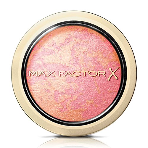 Max Factor Compact Blush Lovely Pink 5 – Marmoriertes Rouge für den perfekten Glow – Multitonales Puder Blush – Farbe Rot-Pink – 1 x 2 g