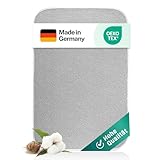 everlar® Bügeldecke I Qualität Made in Germany I Tisch Bügelmatte zum bequemen Bügeln zu Hause & unterwegs I 100 x 65cm I Bügelunterlage I Hitzebeständig I Obermaterial 100% Baumwolle