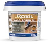 Roxil Holzentgrauer Gel – Entgrauer, Oxalsäure Holzreiniger zum Auffrischen von vergrautem Holz. Entfernt Patina, Holzentgrauer für Holzterrassen, Gartenmöbel oder Zäune im Außenbereich (3 L)