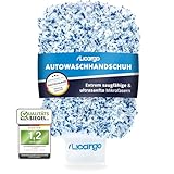 LICARGO® Autowaschhandschuh aus ultraweicher Mikrofaser - extrem saugstark - entfernt hartnäckigen Schmutz mühelos - Waschhandschuh Auto. Mikrofaser Handschuh, Wash Mitt, Auto Handschuh