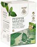 Gepa Bio Pfefferminztee - 100 Teebeutel - 5 Pack ( 20 x 1,7g pro Pack)