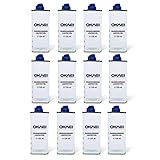 OKAEI Feuerzeugbenzin 125 ml – Hochreines Benzin für Feuerzeuge & Stabfeuerzeuge – Saubere Verbrennung, Schnelles Zünden, Geringer Geruch – Packung mit 12 Stück – Made in EU