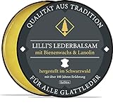 Lillis Naturals Lederpflege Lederbalsam farblos mit Bienenwachs und Wollfett für Sattel Reitsport Möbel Jacke Motorrad Schuhe 300ml