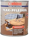 Wilckens Teak-Pflegeöl für Außen, 1 l, farblos