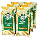 STARBUCKS Blonde Espresso Roast, Helle Röstung, Ganze Kaffeebohnen, 200 g (6er Pack)