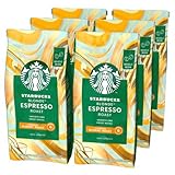 STARBUCKS Blonde Espresso Roast, Helle Röstung, Ganze Kaffeebohnen, 200 g (6er Pack)