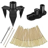 KTCINA 55-teiliges Quietschboden-Reparatur-Set, Stahl eliminiert Bodenquietschschrauben-Set, passend für die meisten Teppichböden, Hartholzböden, Holzbearbeitungsprojekte, Verwendung für feste Böden