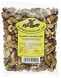 HOWA Nusskern-Knabber-Mix, Nussmischung ohne Salz, 500 g