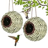 Kalastussaari Hummingbird House 2pcs Gras gewebt