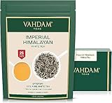 VAHDAM, Himalaya Weißer Tee Lose Blätter (50g, 25+ Tassen) Premium Qualität | 100% Reiner | Weißer Tee Lose Mit Blattknospen, Verpackt In Indien