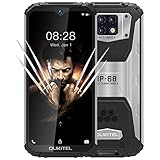 OUKITEL WP6 (2020), IP68 Outdoor Smartphone Ohne Vertrag, 10000 mAh Akku (18 W Schnellladung), 48 MP Quad-Kamera, Helio P70 6 GB + 128 GB, 6,3 Zoll FHD + Robustes Handy, DUAL SIM GPS WiFi Schwarz