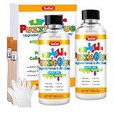 Puzzle Kleber mit Applikator, Transparent Puzzlekleber für Befestigen und Aufhängen von Puzzles, Ultra Glänzend Puzzlekleber für 1000/3000/5000 Teile, Ungiftig für Kinder und Erwachsene(200ml)