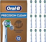 Oral-B Pro Precision Clean Aufsteckbürsten für elektrische Zahnbürste, 12 Stück, Zahnreinigung, X-Borsten, Original Oral-B Zahnbürstenaufsatz, briefkastenfähige Verpackung, Designed in Germany