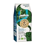 Lavazza, Tierra For Amazonia, 100 % Bio-Arabica Kaffeebohnen, Ideal für Espressomaschinen, Fruchtige & Blumige Aromanoten, Ausgewogener Geschmack, Intensität 5/10, Mittlere Röstung, 500 g Packung