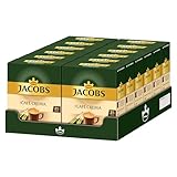 Jacobs Café Crema löslicher Bohnenkaffee als Stick, Instant Kaffee, 12 x 25 Einzelportionen à 1,8 g, für 300 Getränke