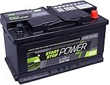 intAct Start-Stop-Power EFB75SS, wartungsfreie EFB Start Stopp Batterie, Autobatterie 12V 75Ah 730A (EN), Schaltung 0 (Pluspol rechts), Maße (LxBxH): 317x175x175mm