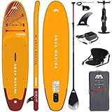 Aqua Marina Aufblasbar Sup Board Stand up Paddle AQUAMARINA Fusion Komplette Packung 330x81x15cm mit Kayak Sitz