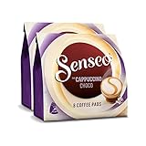 Senseo Kaffeepads Cappuccino Choco, Kaffee mit Schokoladengeschmack, neue Rezeptur, 2er Pack, 2x8 Pads