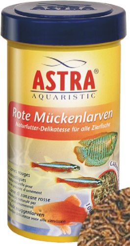Astra Fischfutter Rote Mückenlarven, 250 ml