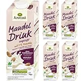 Alnatura Naturland Mandel Drink ungesüßt 1000 milliliter x 5 Stück