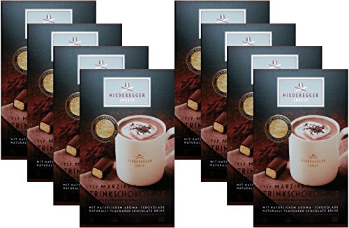 J. G. Niederegger Marzipan Trinkschokolade, Vorteilspack 8er Pack (8x250g/80 Btl.)