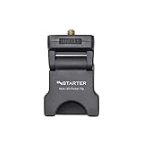 Instarter Feder-Klemmhalterung mit 1/4 Zoll Schraubgewinde zur Befestigung von LED-Leuchten, Kamera Blitz Halterung bis max 350g, Adapter, Klemmstativ Blitzschiene, Max. Klemmbreite 16 mm