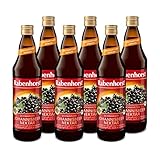 RABENHORST Schwarzer Johannisbeer-Nektar BIO 6er Pack (6 x 700 ml) - Fein-herber Nektar mit mindestens 35% Fruchtgehalt und natürlichem Vitamin C