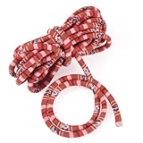 Beadthoven geflochtene Schnur aus ethnischem Stoff, 5 mm, bunt, Freundschaftsarmband, Strings, böhmisches Makramee-Seil, Häkelseil für Schmuckherstellung, DIY, Halskette, Schlüsselband