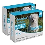 Advanllent Zeckenschutz für Hunde 6 Pipetten, Spot On Hund, Zeckenmittel für kleine Hunde 2 bis 10 kg, Hunde flohmittel entwurmungsmittel für Hunde, gegen Flöhe & Zecken