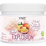 TNT Geschmackspulver 'Flavour Explosion' (Peach Passion Chunk, 250g) • Unter 8 kcal pro Portion • Kalorien sparen • Ideal für Joghurt, Quark, Protein-Shakes, etc.